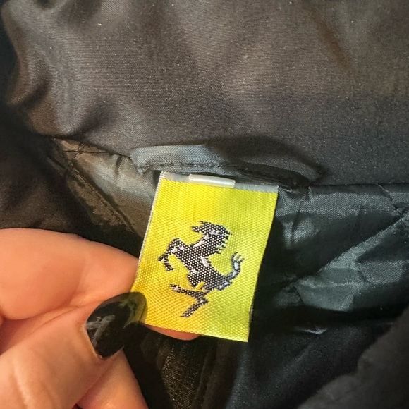 Formula 1 Ferrari Black and Red Racing Jacket - Picture 7 of 10